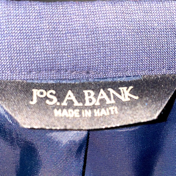 Jos A Bank 100% wool Blue Men’s Suit Cost sz 48 XL - Picture 2 of 5